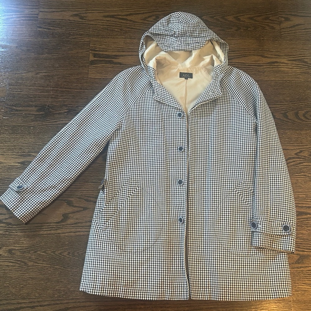 A.P.C. Button down Checkered Jacket (Size M)